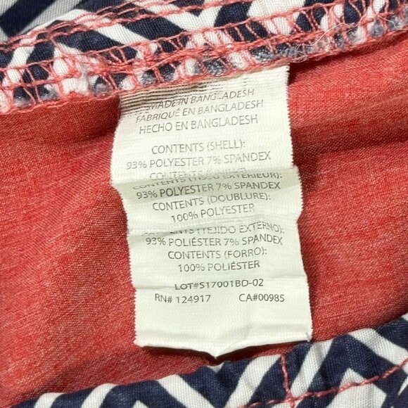 TRUNKS Men's Shorts Polyester Comfort Fit Belt Loops Zip Closure Pockets Size 34 - Picture 9 of 11